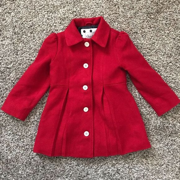 Cherokee Jackets & Coats Toddler Girls Size 4t Red Holiday